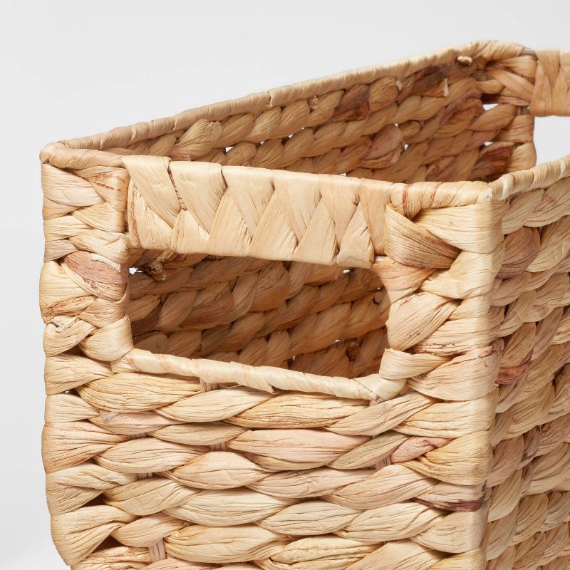 slide 3 of 4, 16"x6"x6" Woven Water Hyacinth Rectangular Basket - Brightroom™, 1 ct