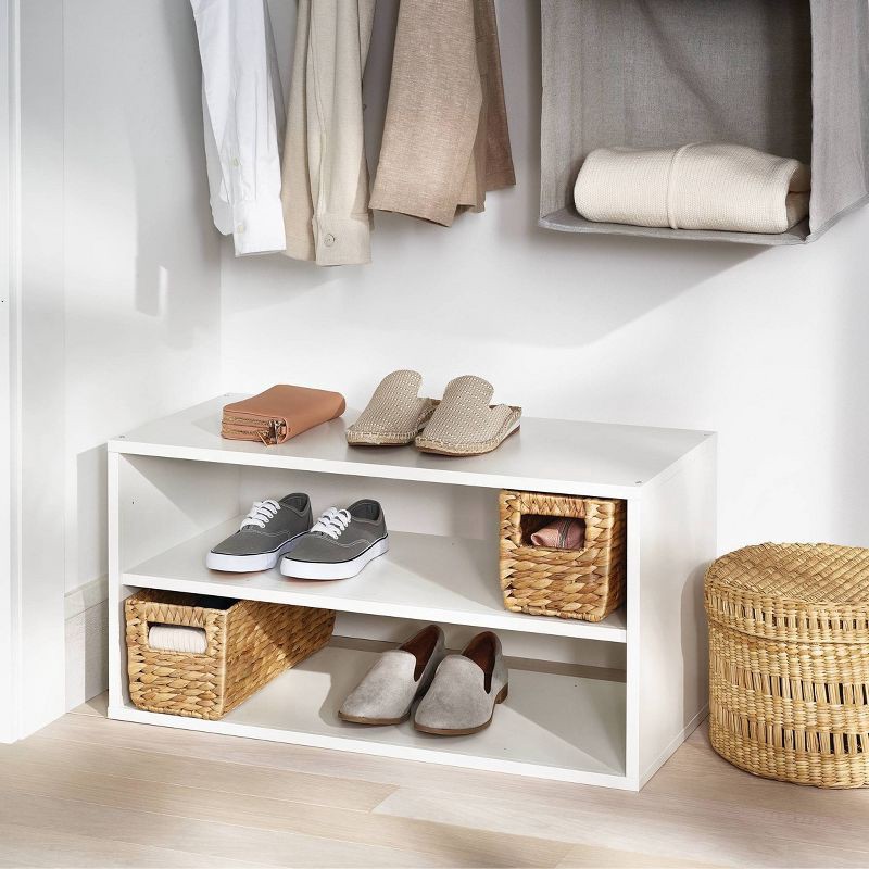 slide 6 of 6, Woven Water Hyacinth Rectangular Basket Small - Brightroom™, 1 ct