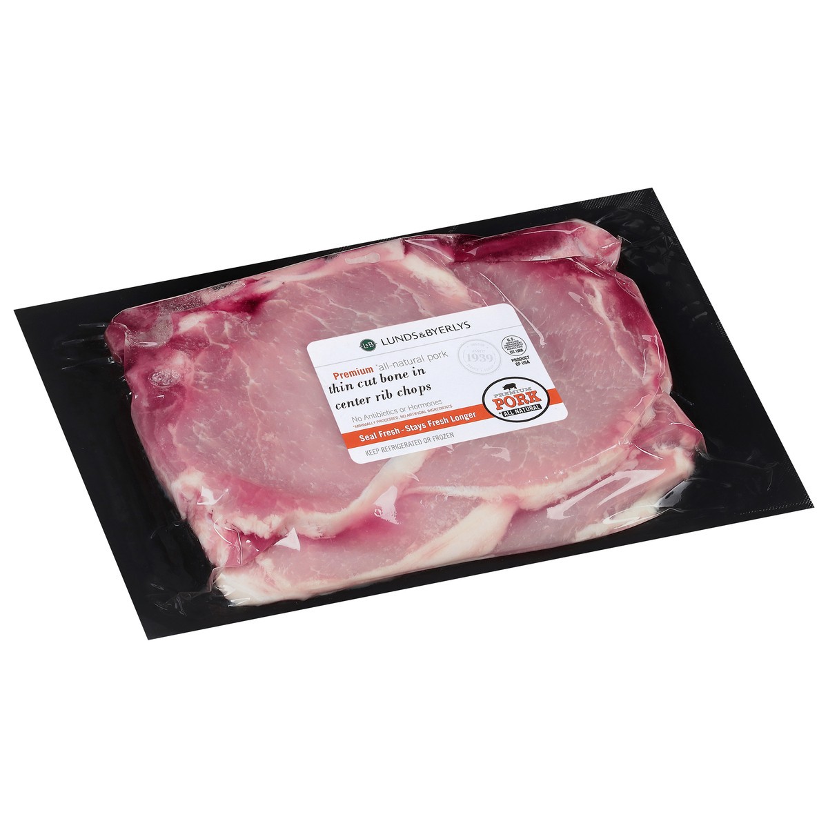 slide 5 of 11, Lunds & Byerlys Thin Cut Bone in Center Rib Chops 1 ea, per lb