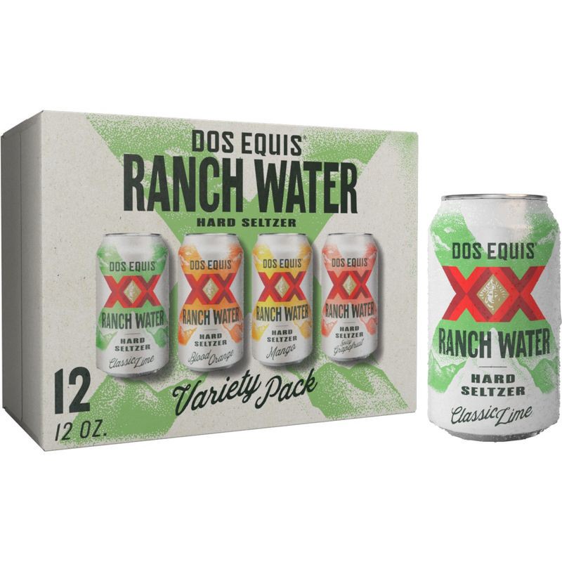 slide 6 of 6, Dos Equis Ranch Water Variety - 12pk/12 fl oz Can, 12 ct; 12 fl oz