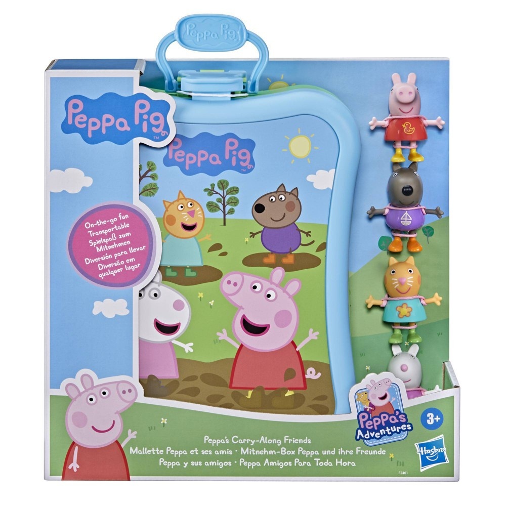 slide 3 of 4, Hasbro Peppa Pig Peppa's Carry-Along Friends Case, 1 ct