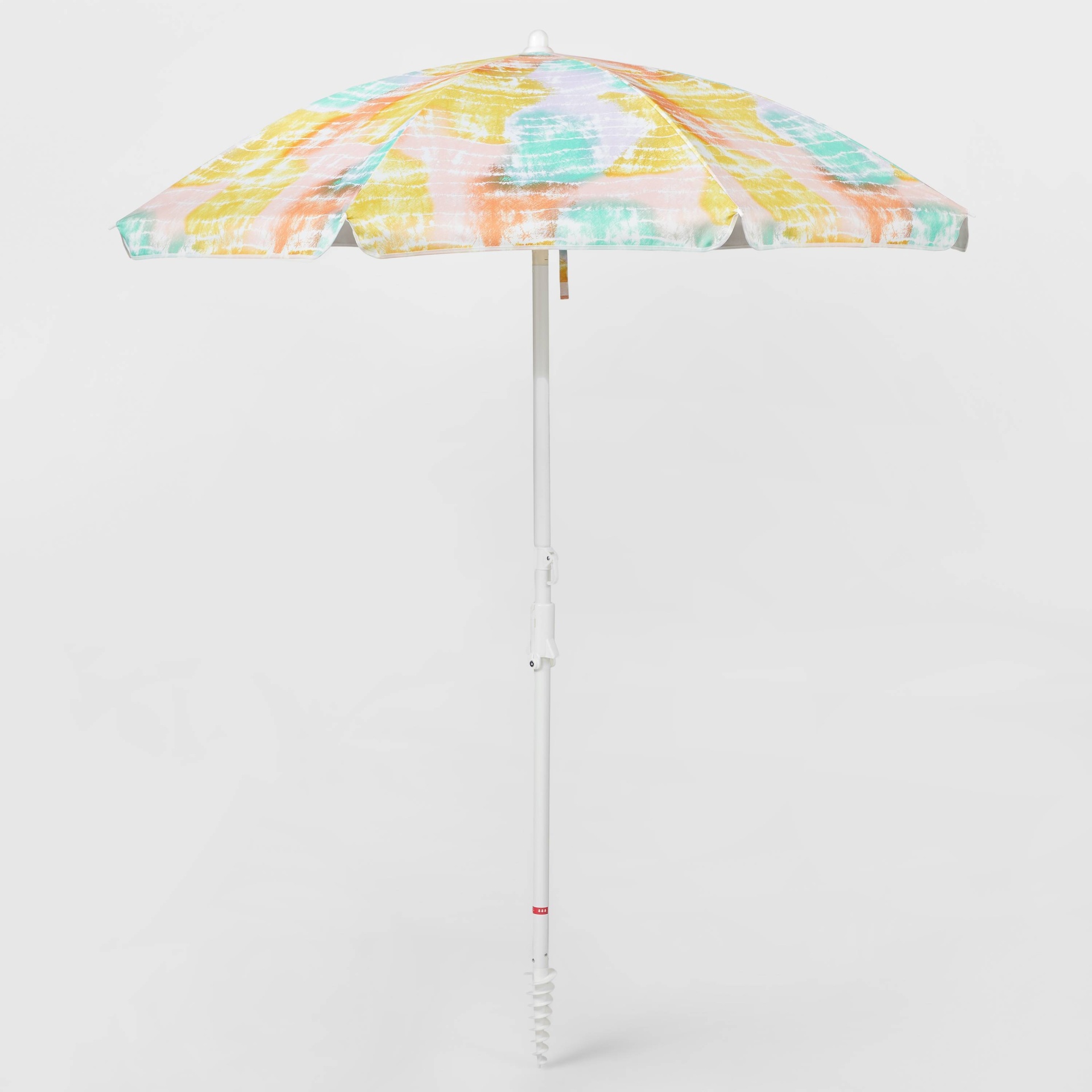 slide 1 of 5, 6' Beach Umbrella Tie Dye - Sun Squad, 1 ct