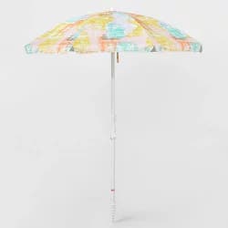 6' Beach Umbrella Tie Dye - Sun Squad