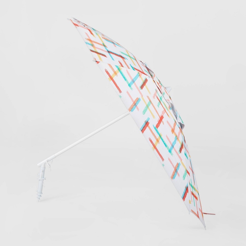 slide 2 of 5, 6'x9' Umbrella with Attachable Shade - Sun Squad, 1 ct