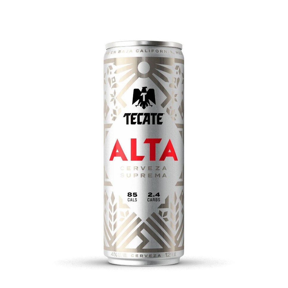 slide 2 of 2, Tecate Alta Lager Beer, 12 ct; 12 fl oz