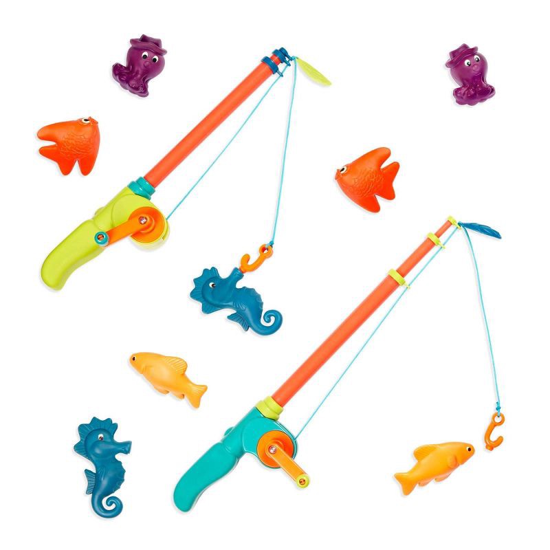 slide 1 of 8, B. toys - Color-Changing Fishing Set - Little Fisher's Kit, 1 ct