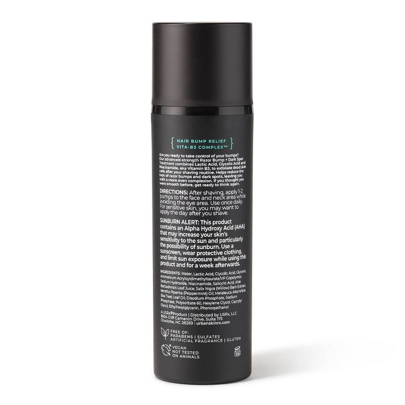 slide 2 of 6, Urban Skin Rx Men's Daily Razor Bump + Dark Spot Treatment - 1.7 fl oz, 1.7 fl oz