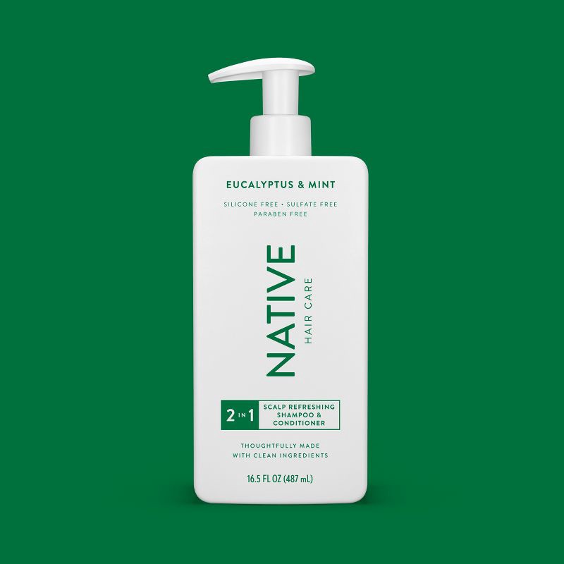 slide 7 of 9, Native Eucalyptus & Mint Scalp Refreshing 2-in-1 for Men & Women - 16.5 fl oz, 16.5 fl oz