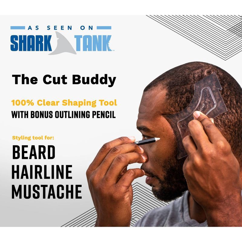 slide 4 of 11, The Cut Buddy | Trim Buddy - Trimmer + Shaper Combo for Men | Free Shaping Tool | Battery-Powered - Trial Size, 1 ct