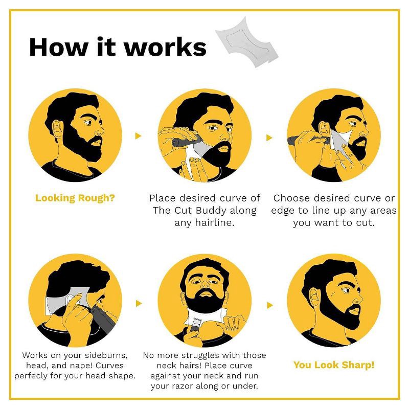 slide 2 of 11, The Cut Buddy | Trim Buddy - Trimmer + Shaper Combo for Men | Free Shaping Tool | Battery-Powered - Trial Size, 1 ct