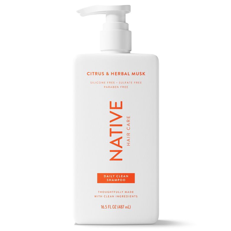slide 12 of 13, Native Citrus & Herbal Musk Daily Shampoo for Men & Women - 16.5 fl oz, 16.5 fl oz