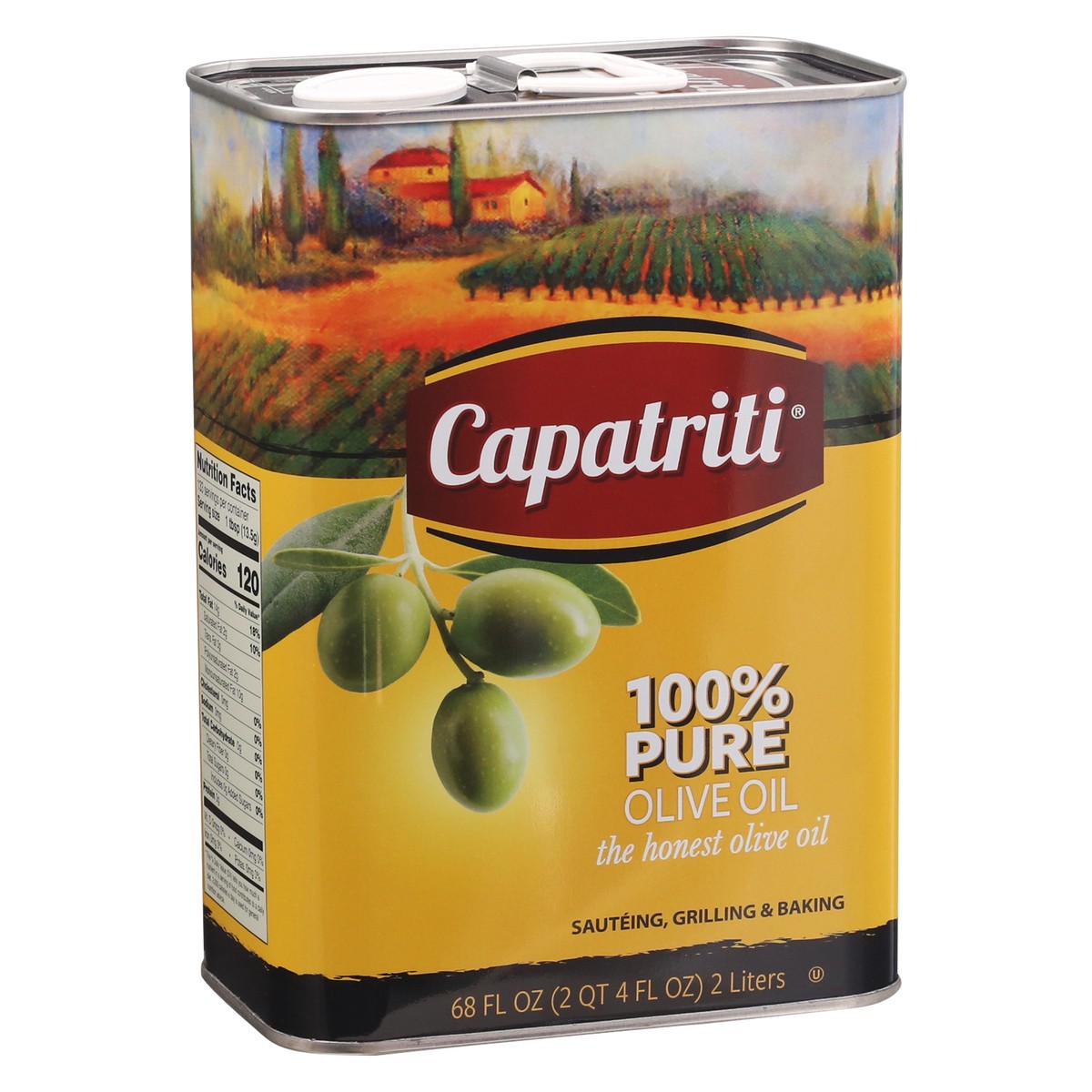 slide 12 of 12, Capatriti 100% Pure Olive Oil 68 fl oz, 68 fl oz