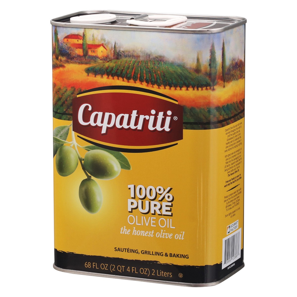 slide 7 of 12, Capatriti 100% Pure Olive Oil 68 fl oz, 68 fl oz