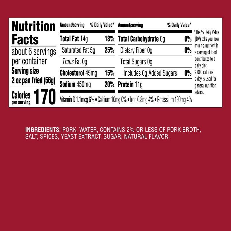 slide 4 of 4, All-Natural Pork Sausage Roll - 1lb - Good & Gather™, 1 lb