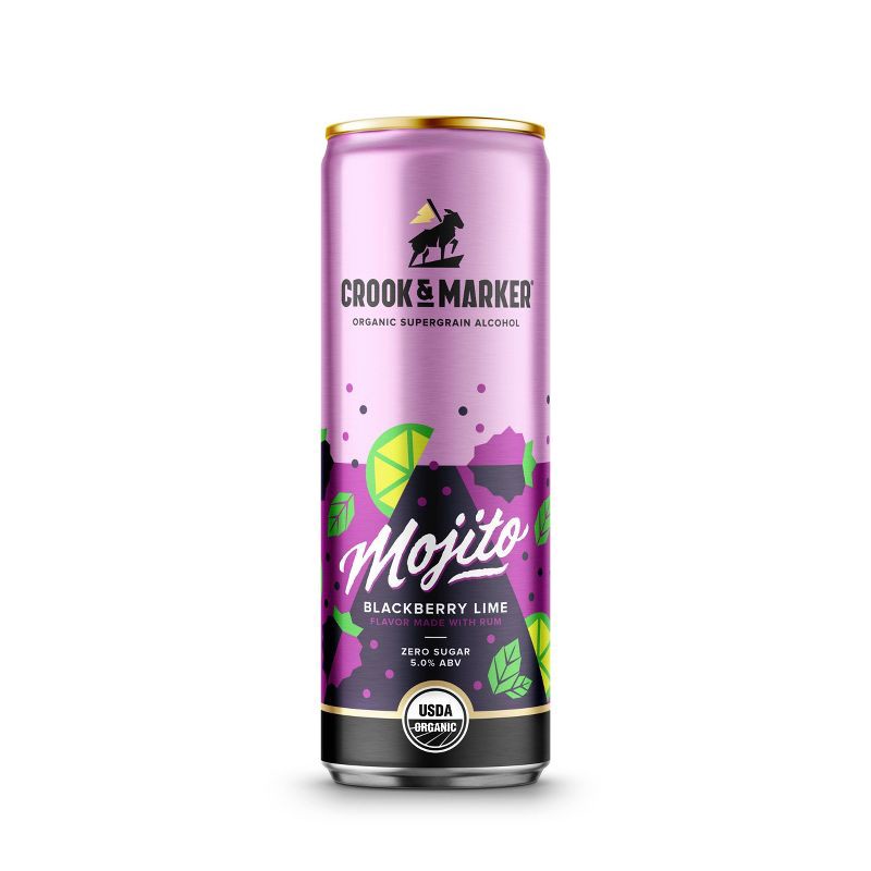 slide 9 of 10, Crook & Marker Blackberry Lime Mojito - 8pk/11.5 fl oz Cans, 8 ct, 11.5 fl oz