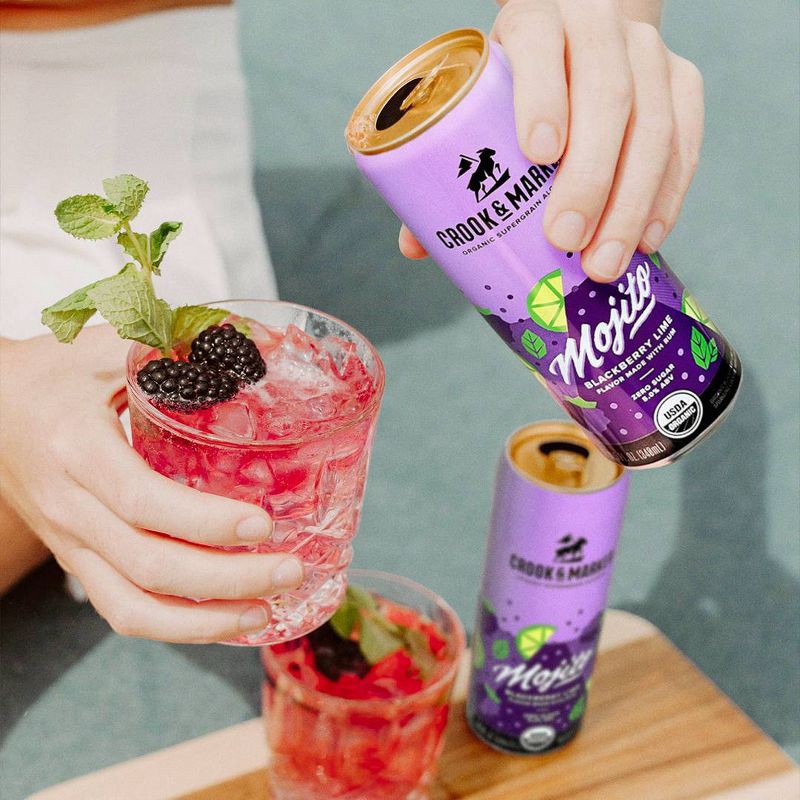 slide 7 of 10, Crook & Marker Blackberry Lime Mojito - 8pk/11.5 fl oz Cans, 8 ct, 11.5 fl oz