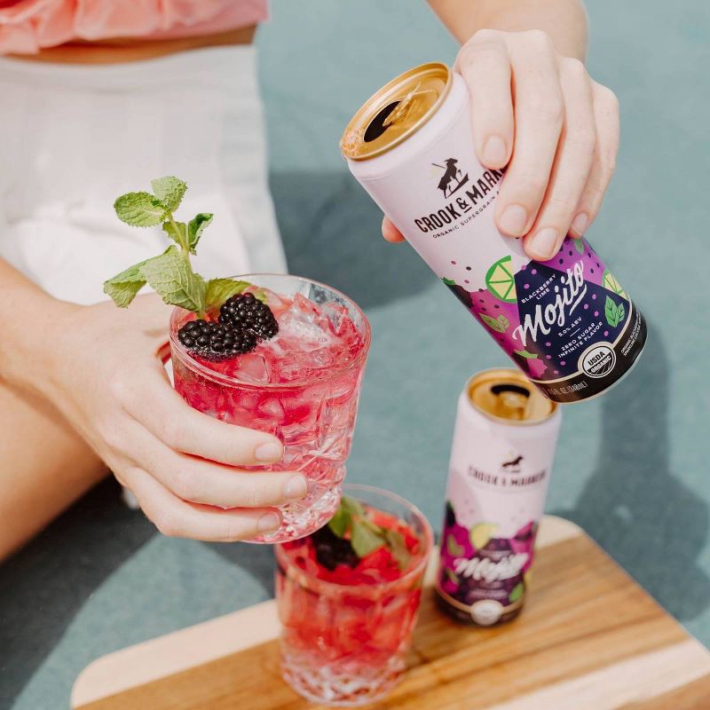slide 4 of 10, Crook & Marker Blackberry Lime Mojito - 8pk/11.5 fl oz Cans, 8 ct, 11.5 fl oz
