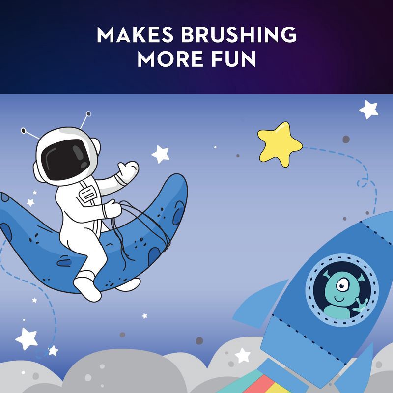 slide 5 of 7, Oral-B Kids Soft Toothbrush with Space Designs - 4pk, 4 ct