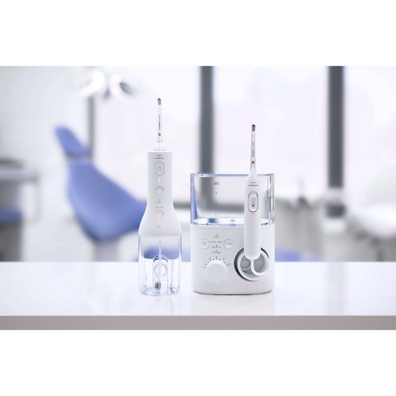 slide 7 of 14, Philips Sonicare Power Flosser 3000 Cordless - HX3826/21 - White, 1 ct