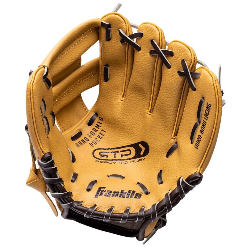 slide 4 of 4, Franklin Sports RTP 8.5" Teeball Glove - Camel/Brown, 1 ct