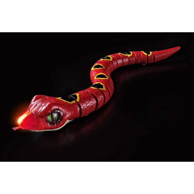 slide 5 of 6, Robo Alive Robotic Red Snake Toy by ZURU, 1 ct