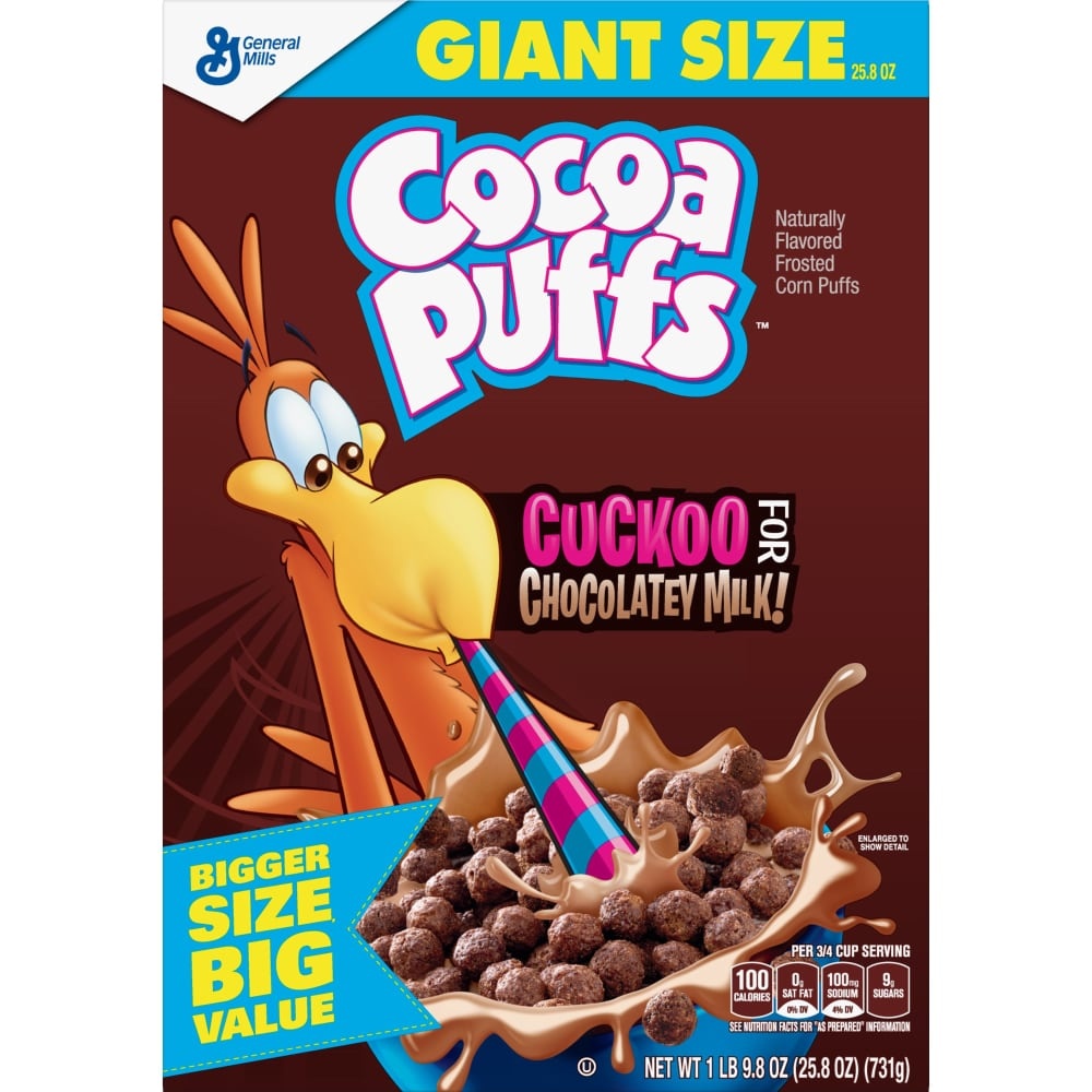 slide 1 of 1, Cocoa Puffs Cereal Giant Size, 25.8 oz