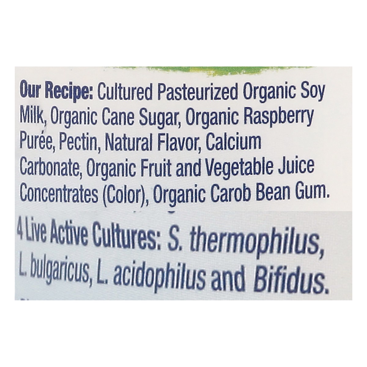 slide 4 of 10, Stonyfield Raspberry Bottom Soy Yogurt, 6 oz