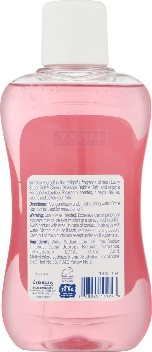 slide 3 of 9, Lucky Super Soft Lucky Cherry Blossom Bubble Bath, 20 fl oz