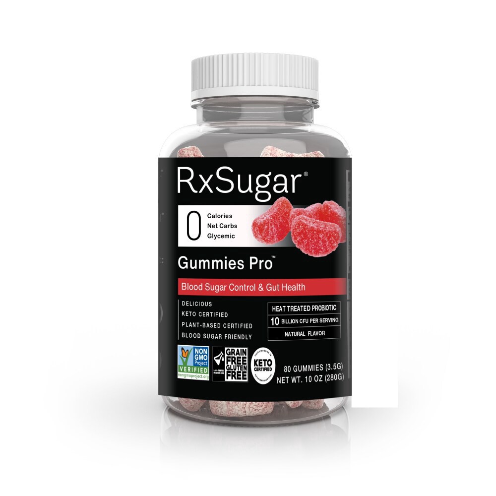 slide 2 of 3, RxSugar® Blood Sugar Control & Gut Health Gummies Pro, 10 oz