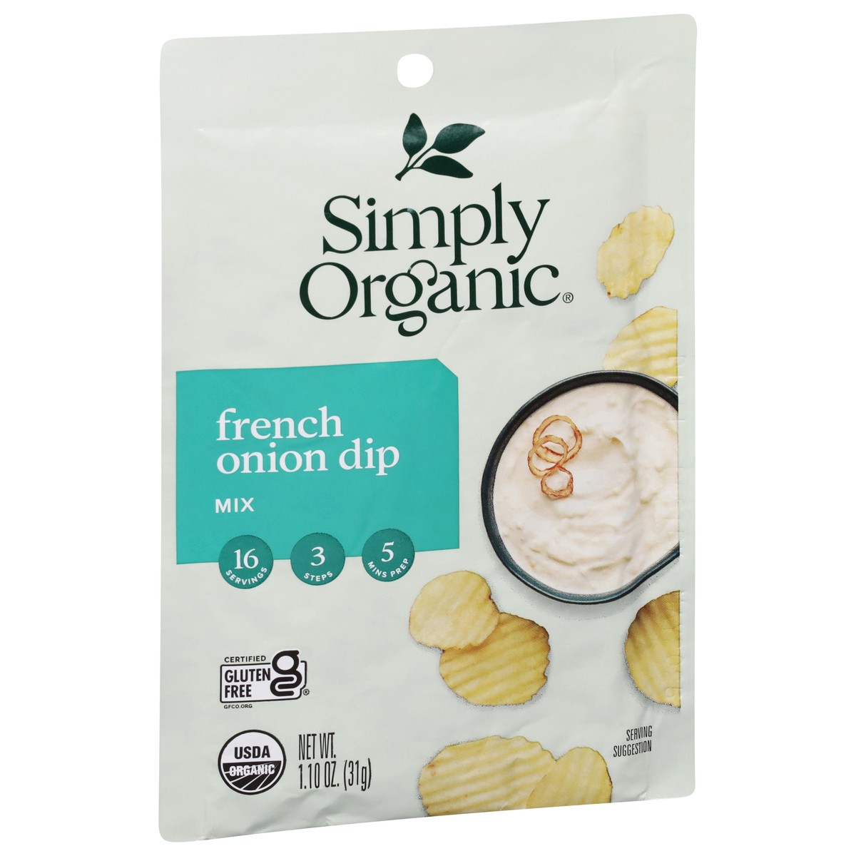 slide 7 of 9, Simply Organic Dip Mix French Onion Org, 1.1 oz pk