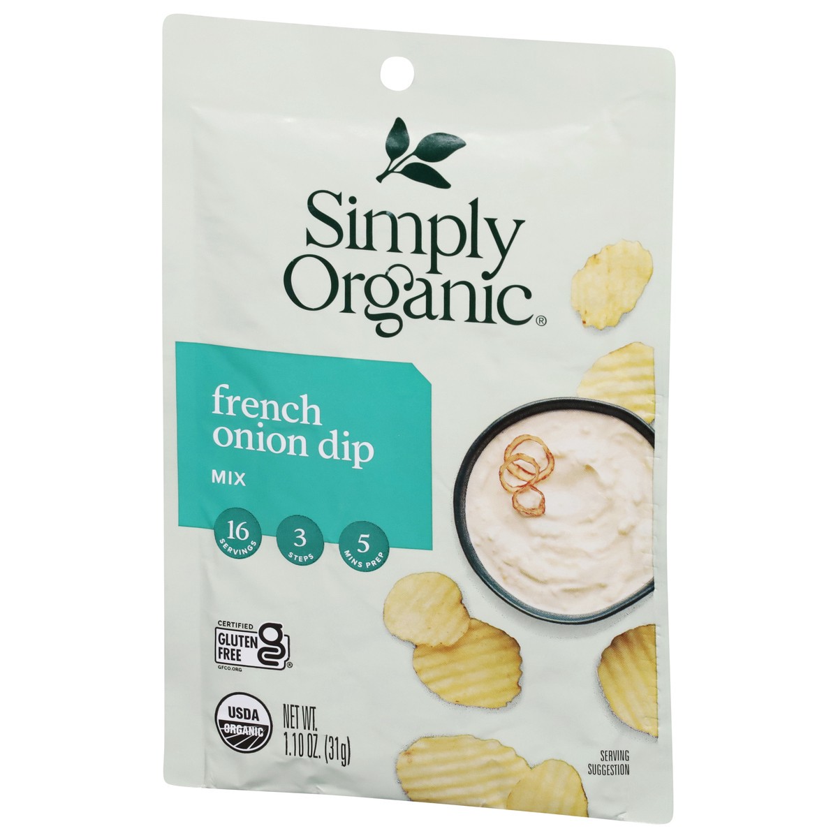 slide 4 of 9, Simply Organic Dip Mix French Onion Org, 1.1 oz pk