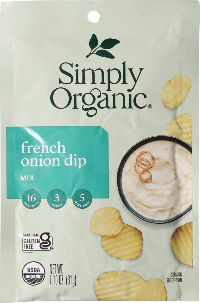 slide 8 of 9, Simply Organic Dip Mix French Onion Org, 1.1 oz pk