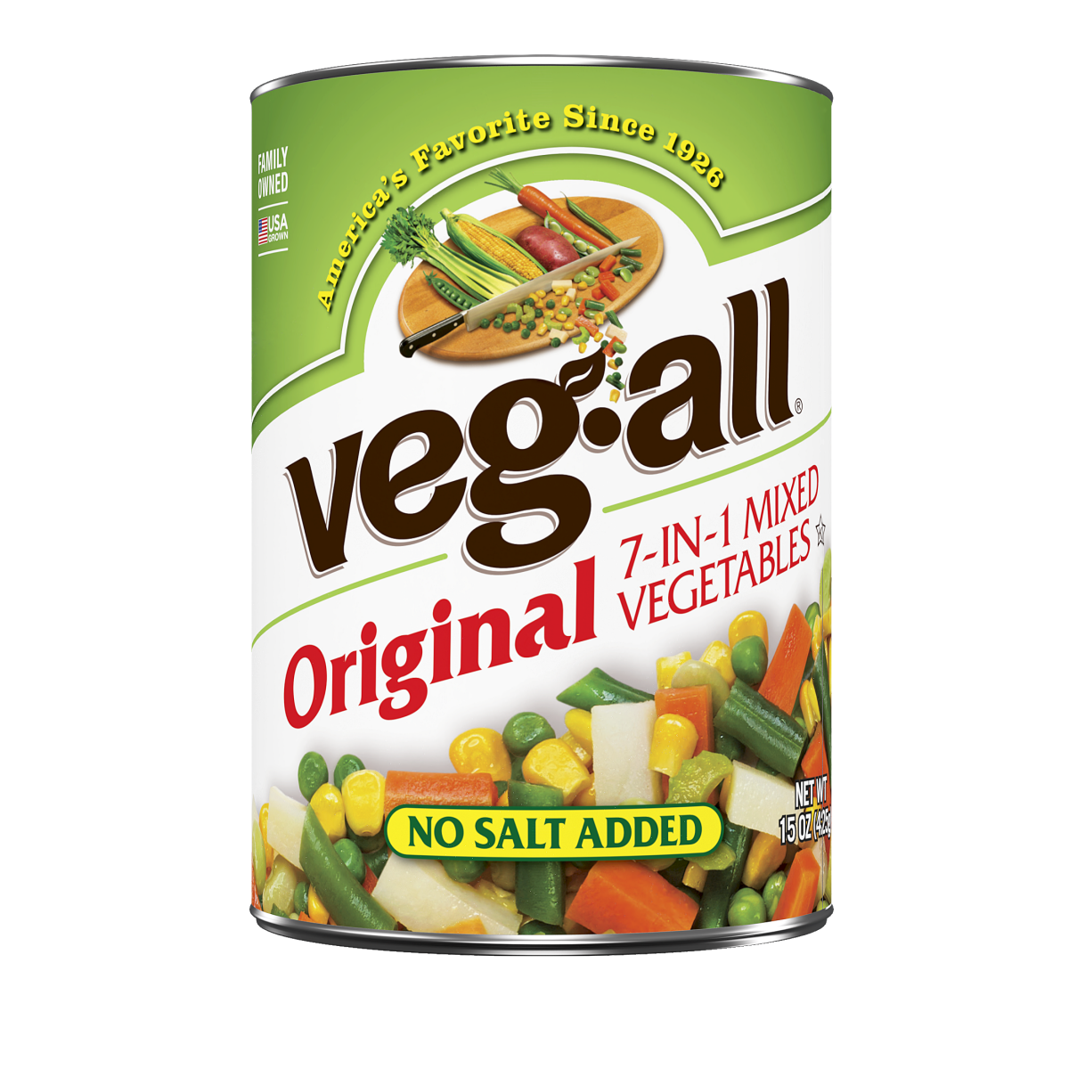 slide 1 of 1, Veg-All No Salt Added Mixed Vegetables, 15 oz