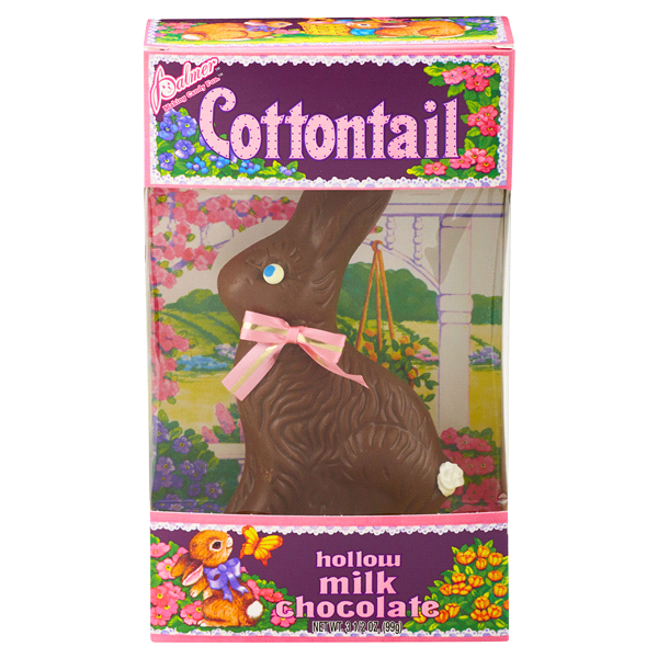 slide 1 of 1, Palmer Milk Chocolate Hollow Easter Cottontail Bunny, 3.5 oz