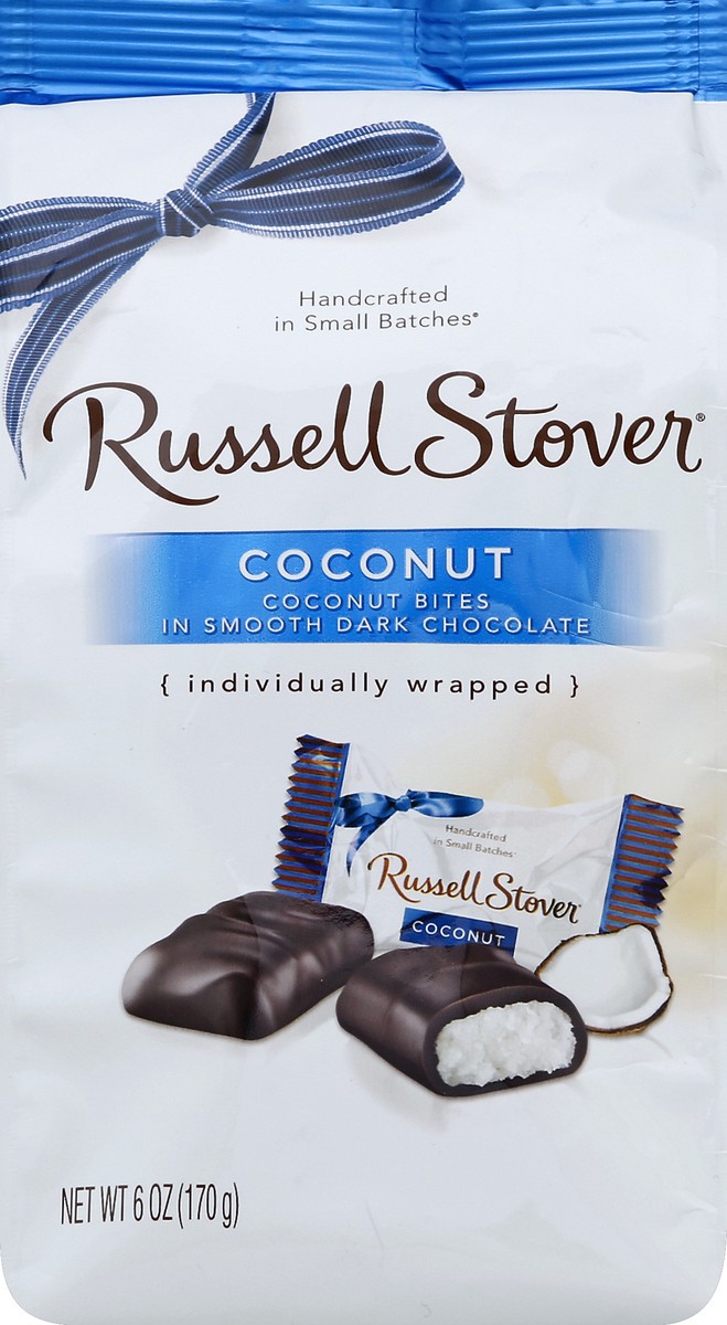 slide 1 of 8, Russell Stover Dark Chocolate 6 oz, 6 oz