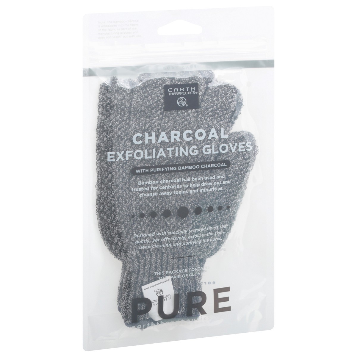 slide 5 of 9, Earth Therapeutics Exfoliating Gloves, Purifying, 1 ct