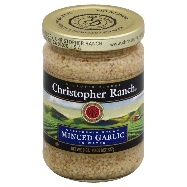 slide 1 of 1, Christopher Ranch Garlic, Minced, In Water, 8 oz