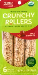 Friendly Grains Apple Cinnamon Crunchy Rollers - 6 ea