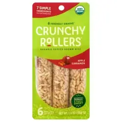 Friendly Grains Apple Cinnamon Crunchy Rollers 6 ea
