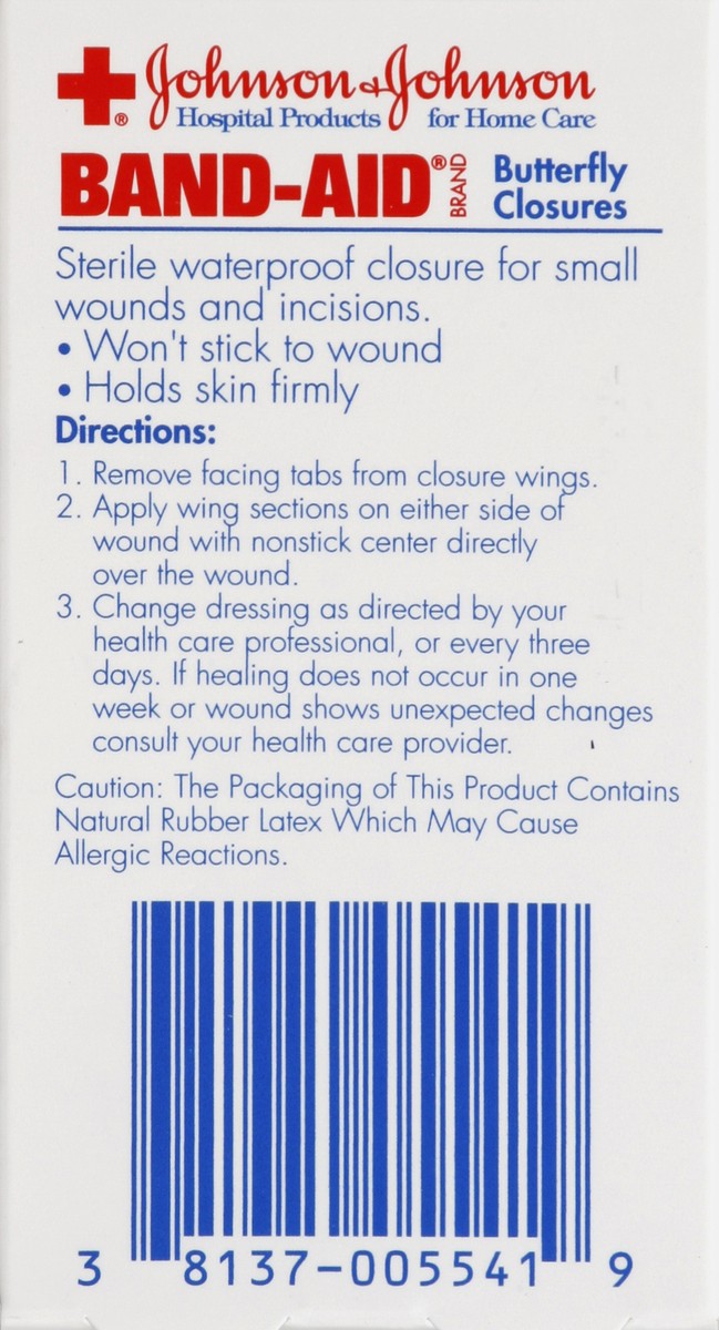 slide 3 of 5, BAND-AID Butterfly Closures 10 ea, 10 ct