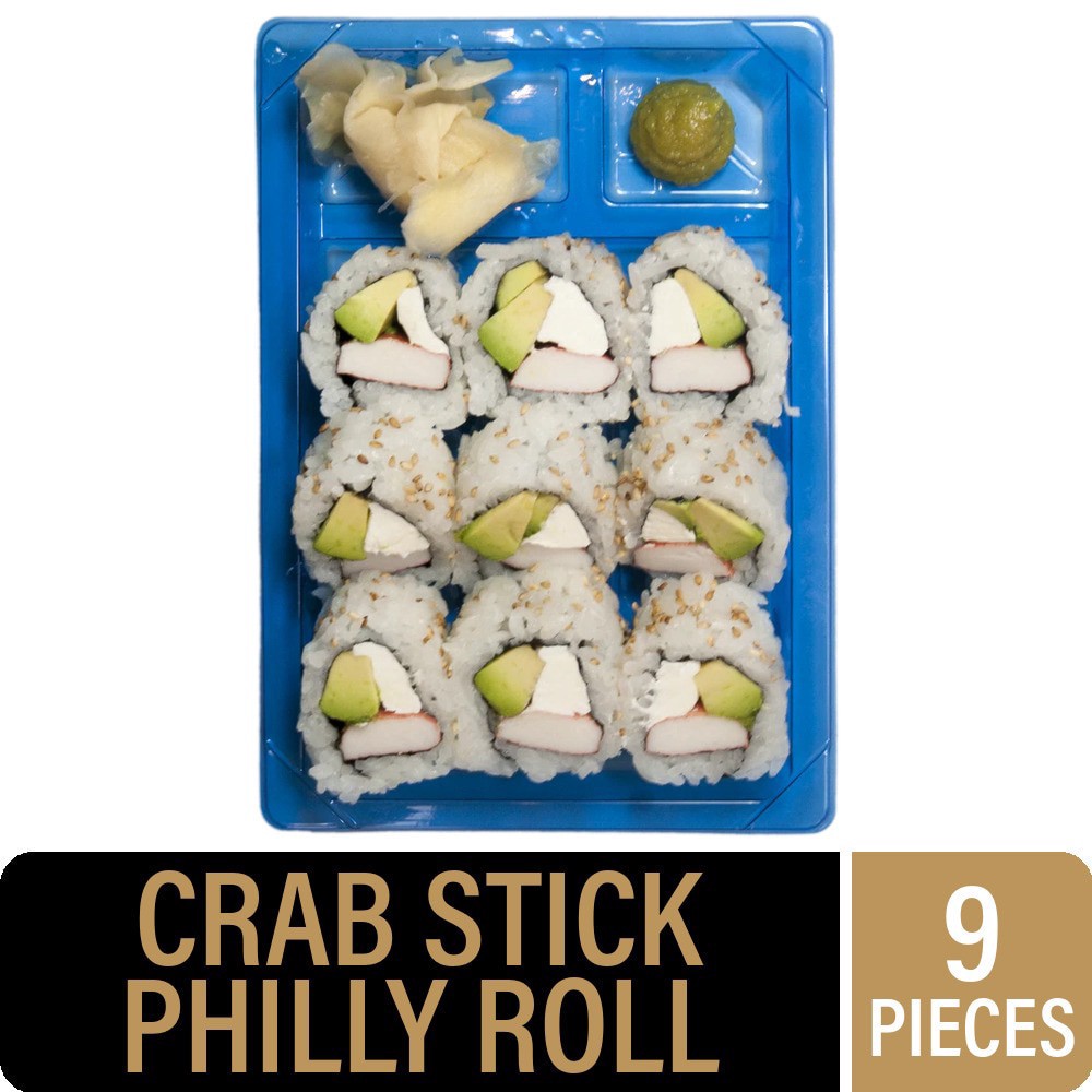 slide 1 of 2, Private Selection Crab Stick Philly Sushi Roll, 9 ct