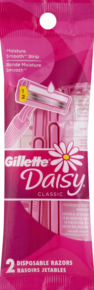 slide 1 of 3, Gillette Razors Classic, 2 ct