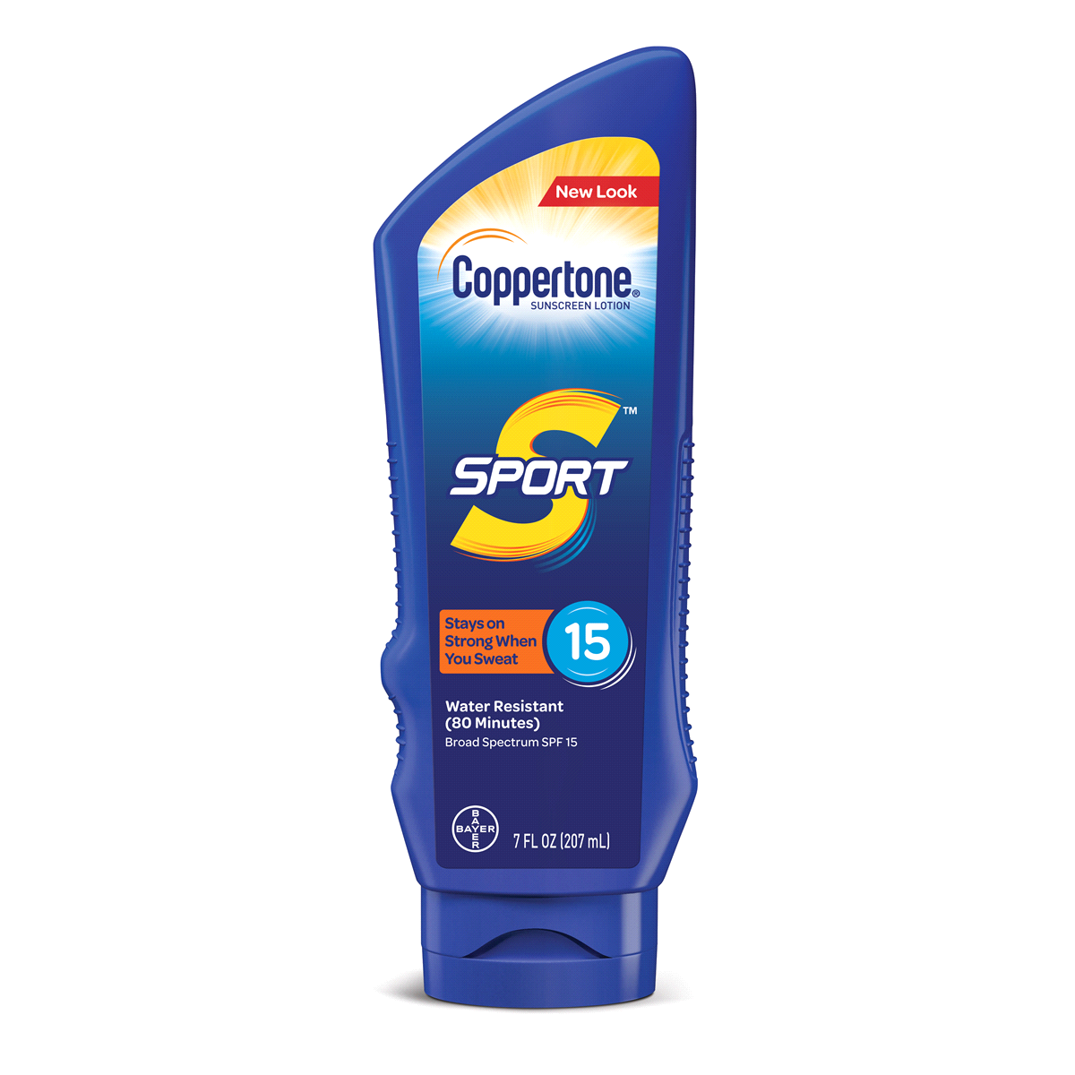 slide 1 of 2, Coppertone Sport Sunscreen Lotion Spf 15, 7 fl oz