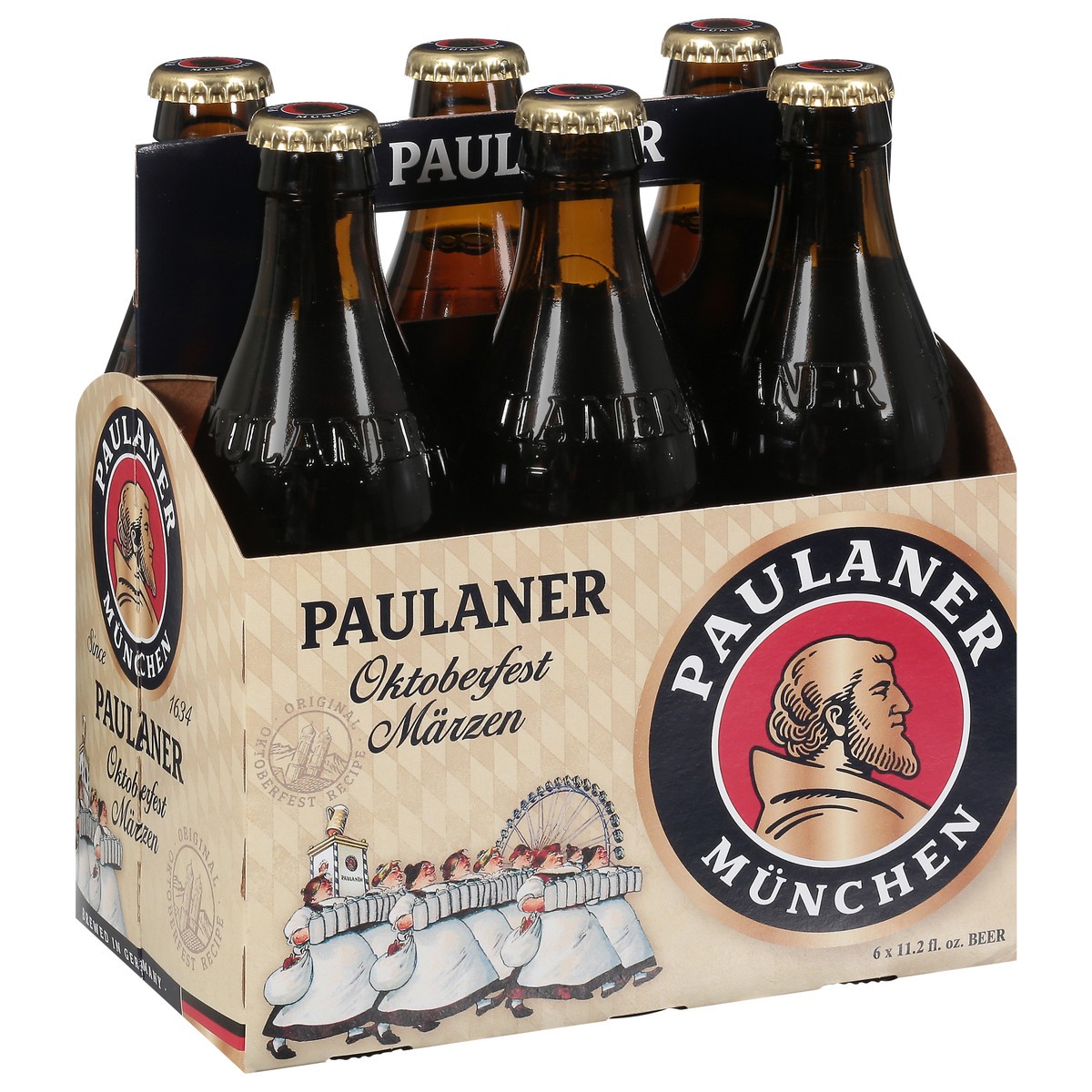 slide 5 of 9, Paulaner Marzen Oktoberfest Beer 6 - 11.2 fl oz Bottles, 6 ct; 11.2 oz