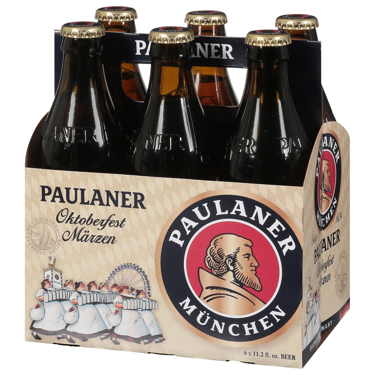 slide 3 of 9, Paulaner Marzen Oktoberfest Beer 6 - 11.2 fl oz Bottles, 6 ct; 11.2 oz