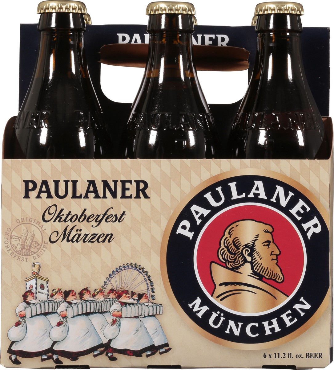 slide 6 of 9, Paulaner Marzen Oktoberfest Beer 6 - 11.2 fl oz Bottles, 6 ct; 11.2 oz