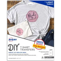 Avery Inkjet Printer T-Shirt Transfer Paper, Letter Size