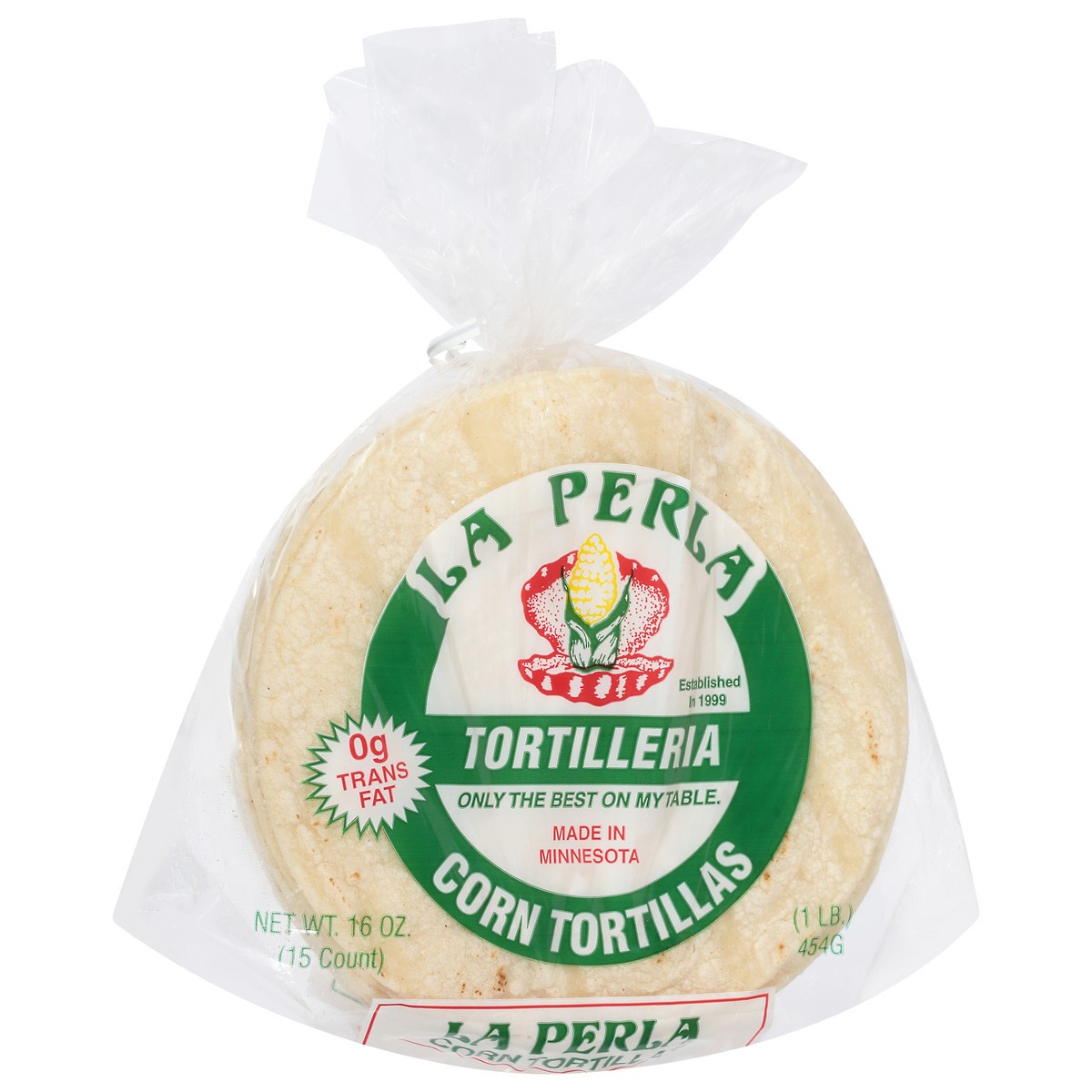 slide 11 of 12, La Perla Corn Tortillas 15 ea, 1 ct