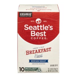 Seattle's Best Coffee Breakfast Blend Medium Roast Ground Coffee K-Cup Pods