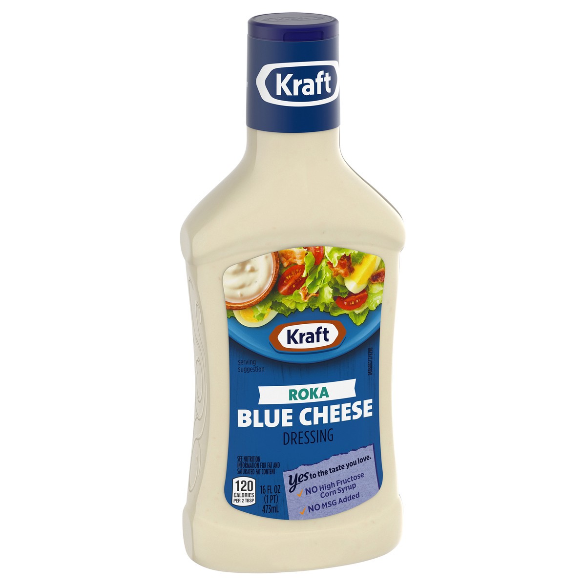 slide 5 of 9, Kraft Roka Blue Cheese Salad Dressing, 16 fl oz Bottle, 16 fl oz